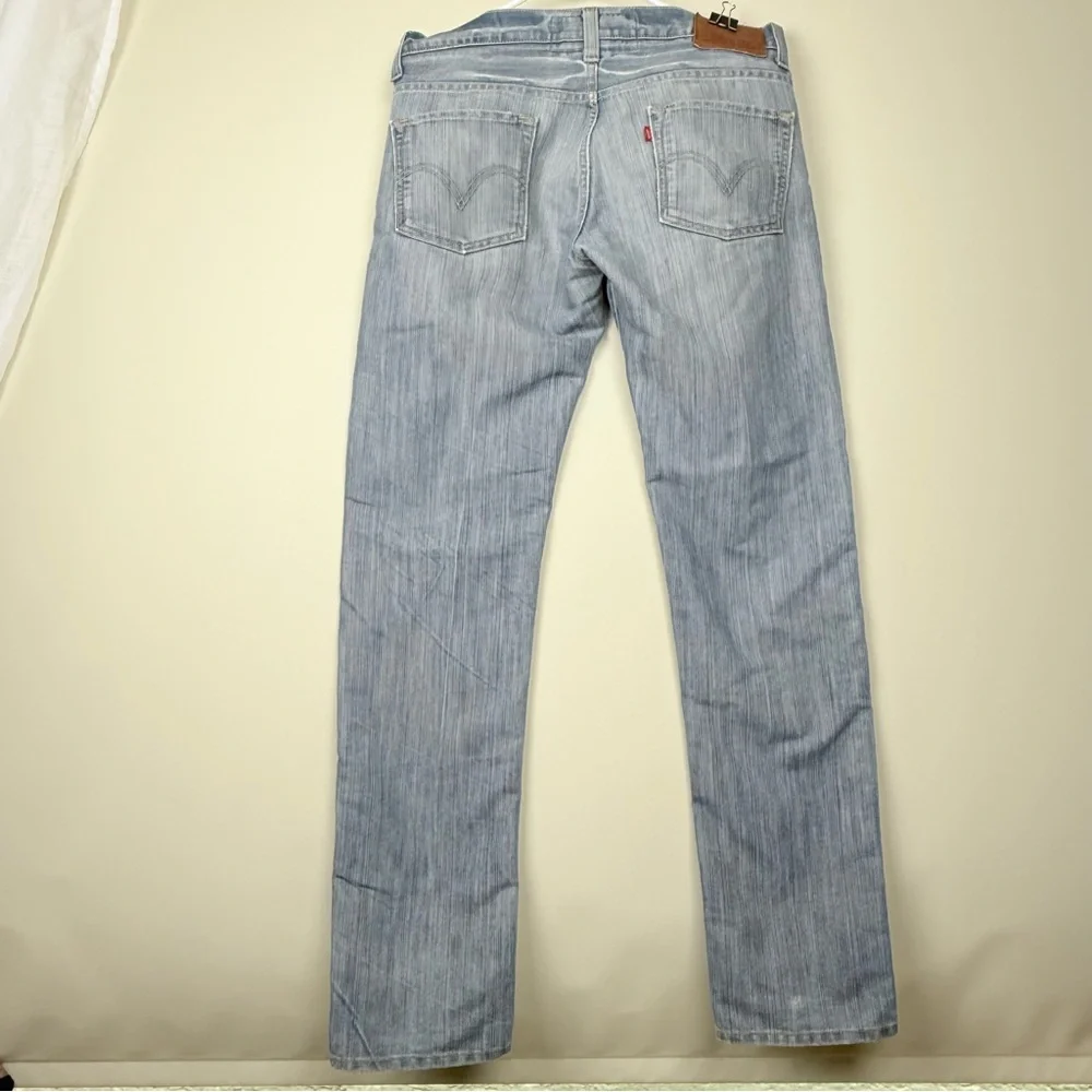 Vintage Men's Levi's Original 511 Skinny Jeans Medium Wash Size 34x32 Light blue